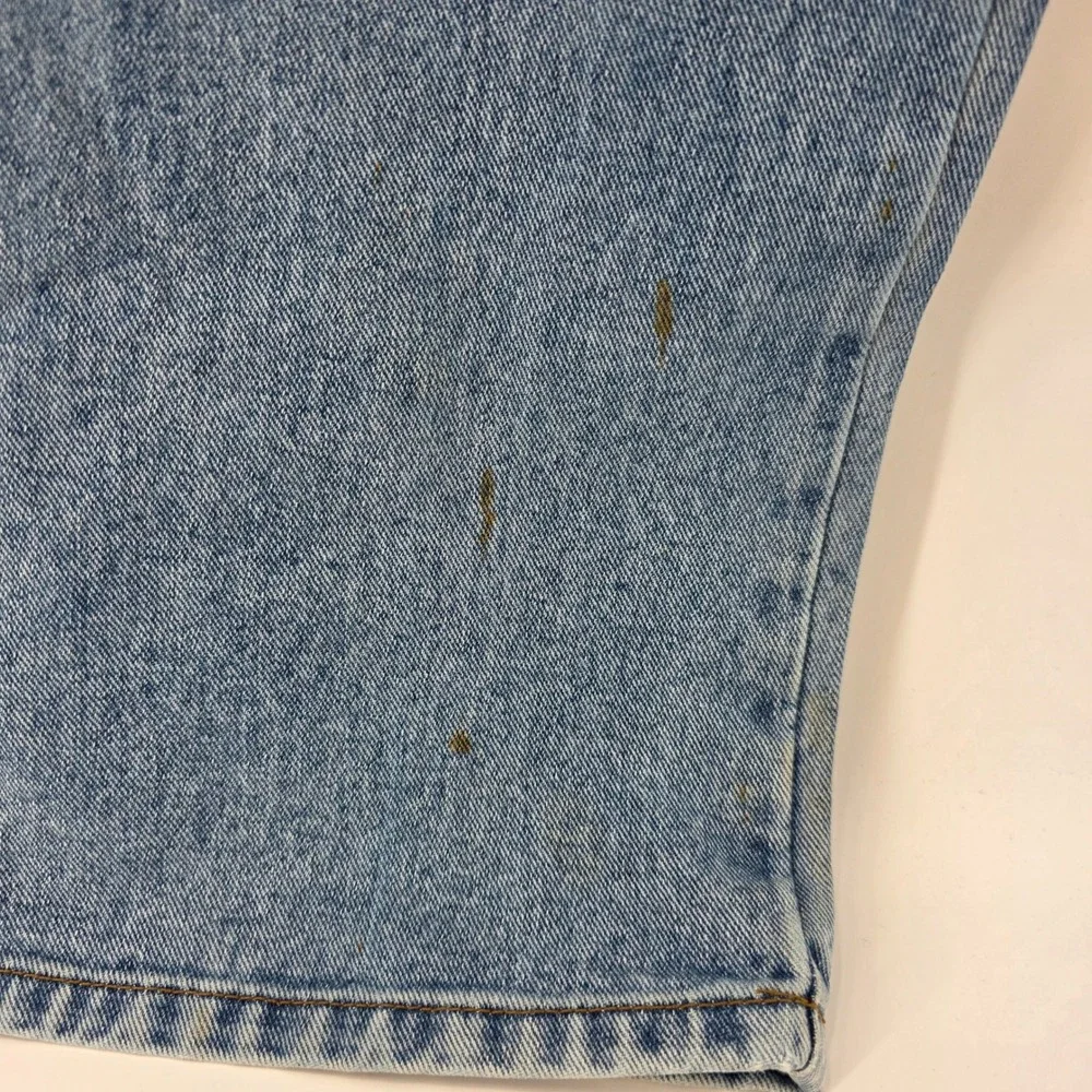 VTG 90's American Eagle Dungarees Mens Jeans Denim Straight Leg Pants Size 34x32